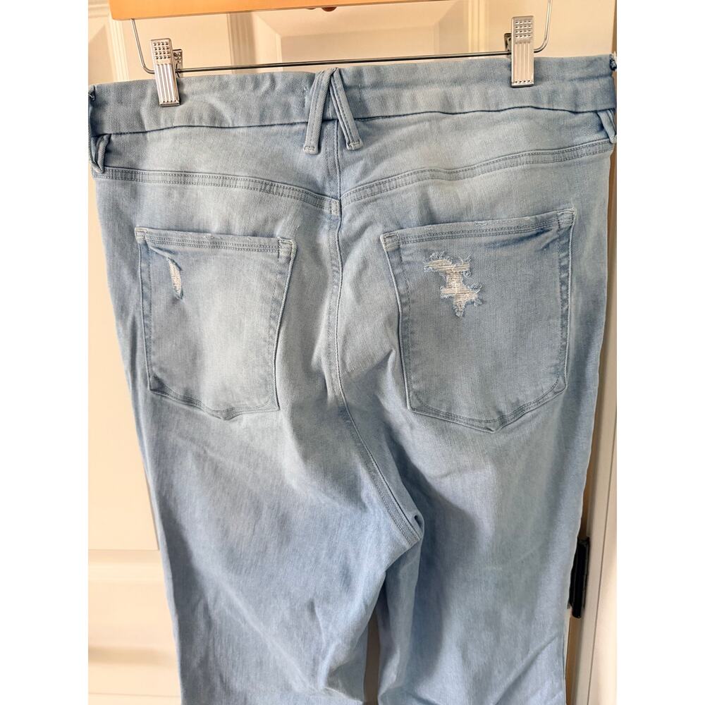 Anthropologie Good American Always Fits Good Legs Flare Trouser Jeans - Picture 3 of 12